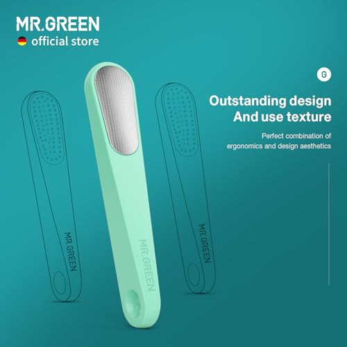 MR.GREEN Foot File Double Sided Callus Remover for Dead Skin Professional Pedicure Tools Callous Scraper Foot Sander Heel Filer (Green) - color: Green