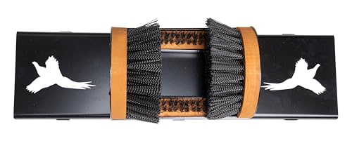 Original Shoe Cleaner Brush with Portable Base, Pheasant Design | American Made, No Mounting Needed - style: Pheasant