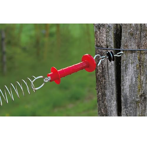 Insulated Fence Plastic Gate Handle, 10PCS Handle Heavy Duty Electric Fence Gate Handle, Red - color: Red, size: PK10