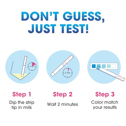 Papablic Alcohol Test Strips for Breastmilk, Quick Results in 2 Minutes Breast Milk Alcohol Test Strips for Breastfeeding Moms at Home Holiday Party, 12Pcs - size: 12-Count