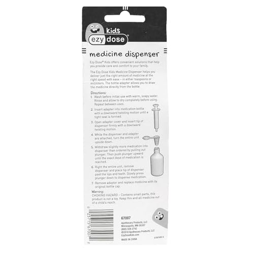 Ezy Dose Oral Syringe with Dosage Korc 10 ml, 1 ea (Pack of 5)