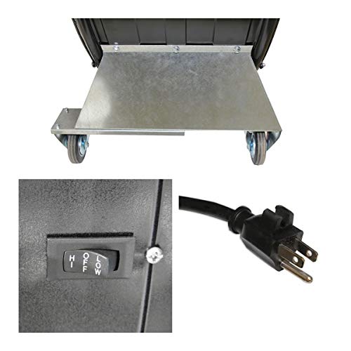 Maxx Air 60 Inch High Velocity Industrial Belt Drive Drum Fan | Heavy Duty Barrel Fan with Durable Rolled Steel Housing | Commercial, Garage, Workshop, or Warehouse Use | 19,000 CFM
