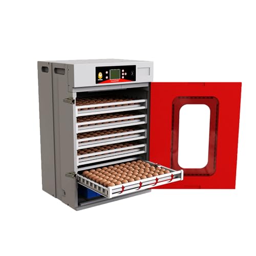 400 Eggs Incubator ，Automatic Incubator for Hatching Eggs, with Automatic Egg Turning and Temperature Humidity Control, Poultry Hatching Incubator for Chicken Duck Goose Quail Bird - color: 400 Eggs