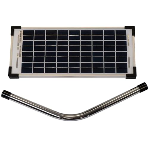Ghost Controls Premium 10-Watt Monocrystalline Solar Panel for Automatic Gate Opener Systems- AXDP (1. 10W Monocrystalline) - size: 1. 10W Monocrystalline