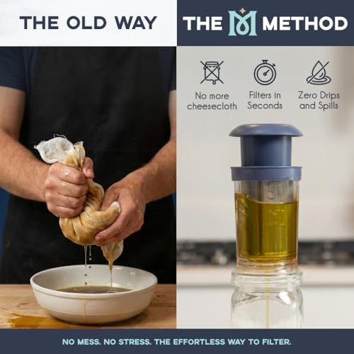 Magical Butter Filter Press - BPA-Free Reusable Straining System & Brush - size: Magical Filter Press