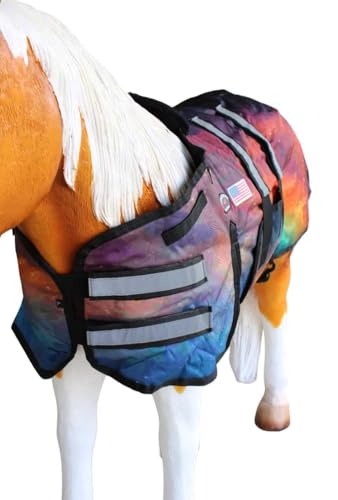 1680D Miniature Foal Pony Donkey Weanling Winter Blanket 519TS11-L - color: Supernova, size: 42-48 Inches (Large)