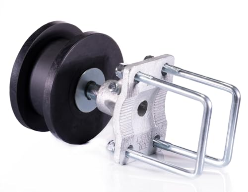 Sliding Gate Rollers,Cantilever Gate Rollers,Nylon Cantilever Slide Gate,4" Square Post x 2" Chain Link Fence Gate Frame, Sliding Gates, Chain Link Gate Roller-1pcs
