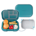 Bentgo Chill Kids 4-Compartment Bento Box Leakproof Lunch Box | Built-In Ice Pack, 3.3 Cup Capacity, BPA-Free, Microwave & Dishwasher Safe Tray, Ideal for Ages 3–7 (Truly Teal) - color: Confetti Edition - Truly Teal