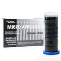 1mm Black 400pcs Micro Brush Micro Applicators Brushes Microswabs Cylinder - size: 1.0mm Black