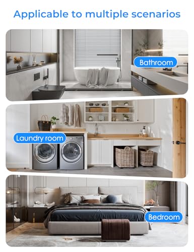 230CFM 4 Inch Dual Inlet Inline Bathroom Exhaust Fan, 25dB Ultra Quiet Low Profile Inline Fan, 48W Energy Efficient Fan for Two Bathrooms, Attic, Airbnb, Commercial Use - style: 2 Air Inlets
