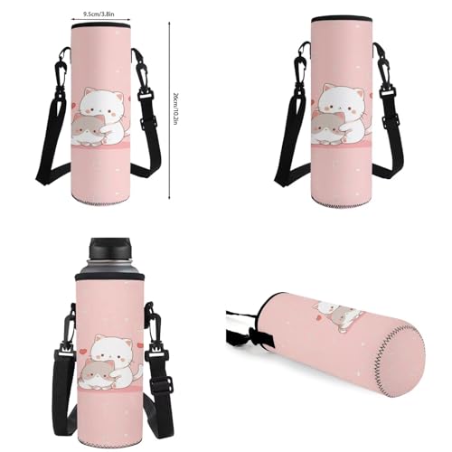 Upetstory Kawaii Cat Backpack for Girls 4-6 6-8 8-10 12-16 Kids School Bag with Lunch Box Pencil Case Middle School Bookbag Elementary Kindergarten Preschool Book Cover Water Bottle Sleeve - color: Cat
