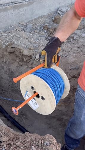 The Hand Dispenser, for Tracer Wire, Bury Tape, Sprinkler Wire, Electric Fence, Rope, Chain,