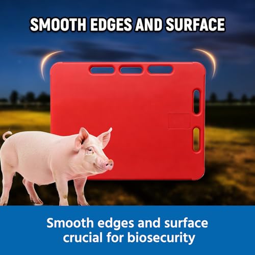 Livestock Sorting Panel 38"x30" Lightweight Animal Handling Guide Board for Cattle Pig Sheep Goat Hog Durable Polyethylene Farm Sorting Equipment