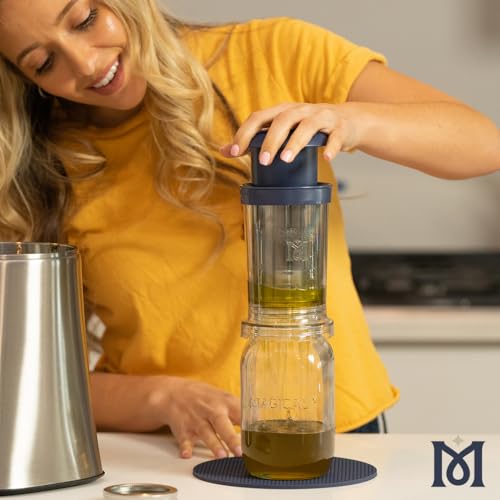 Magical Butter Filter Press - BPA-Free Reusable Straining System & Brush - size: Magical Filter Press