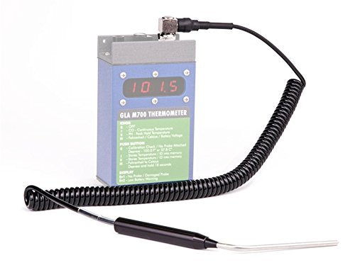 Replacement Probe for GLA M700, M750 or M900 Livestock Thermometer, 4" Angled