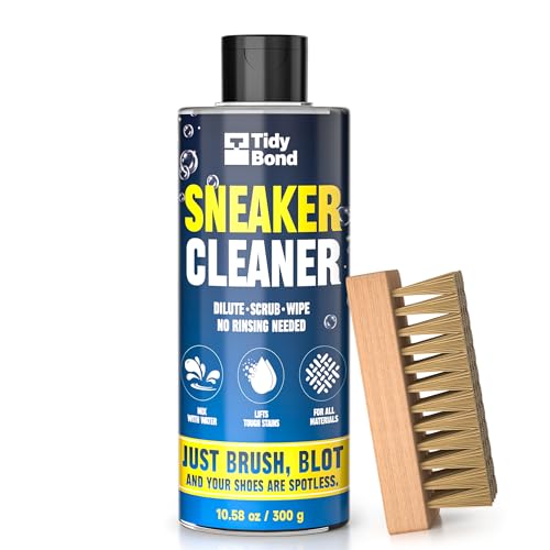 Shoe Cleaner Kit – Fast Dirt And Stain Removal, Anti-Yellowing Care | For White Shoes & Sneakers, Leather, Canvas, Mesh, Knit And Rubber, Brush & Towel Included - color: Concentrated Shoe Cleaning Kit 10.6 Oz