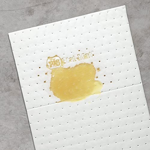 PIG Stat-Mat Absorbent Pad | 100 Pads | 15" W x 20' | Absorbs up to 28.16 oz per Pad | Heavyweight | MAT214