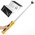 Retractable Cattle Prod, Livestock Prod with LED Light, Waterproof Animal Herding Tool for Cattle, Pigs and Goats, Heavy Duty Livestock Management(42in)