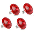 Heat Lamp Bulbs 150 Watt Infrared Red Light, 150W Heat Bulb for Bearded Dragon, Lizard, Tortoise, Chickens, Brooder Coop, Pets, Food Service (4 Pack) - size: 4 Pack