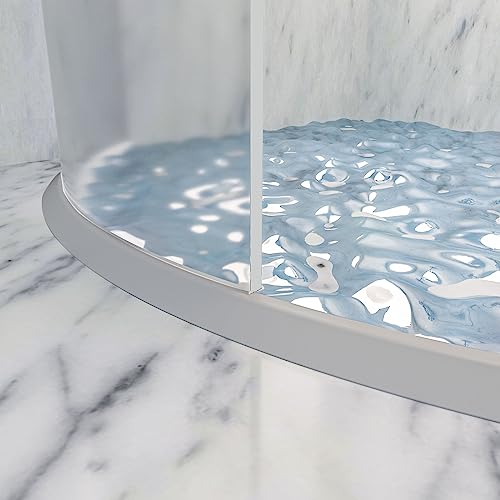 Raycity Shower Threshold Water Dam Stopper for Walk in (67Inches, 0.54" High/White) | Silicone Shower Water Guard, Water Blocker, Shower Door Bottom Seal, Prevent Leaks for Bathroom, Kitchen - color: 0.54" High/White, style: 67Inches