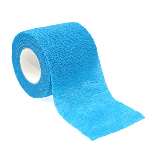 Self Adhesive Bandage Wrap Animal Cohesive Bandage Self Adherent Wrap First Aid Tape for Dogs Cats Horses Birds & Wrist Healing Ankle Sprain (2 Inch Mixed Pure 6 Rolls) - color: 2 Inch Mixed Pure 6 Rolls