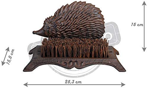 Esschert Design Boot Brush Hedgehog