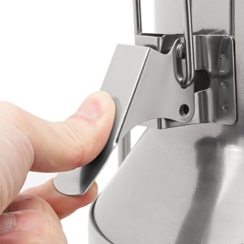 Stainless Steel Milk Bucket, 10L/2.64Gallon 201 Steel Milk Buckets with Lid SS Milk Can large Milk Jug Liquid Container, Airtight Design, Keep Food Dry and Fresh - size: 338.1 Ounces