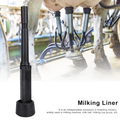 Milking Machine Replacement Rubber Liner, Food-Grade Black Rubber Milking Liner for Cow and Goat, 201S 10U 400MX(10U) - size: 10U