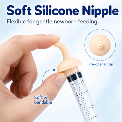 Pet Feeding Kit for Newborn Kittens & Puppies, Kitten Feeding Bottle with Soft Silicone Nipples, Nursing Syringes for Small Animals, Kitten Milk Feeder Set for Rabbit - size: 8 Pcs