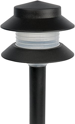 Paradise Plastic Path Stake Light (Black, 4 Pack) - size: 4 Pack