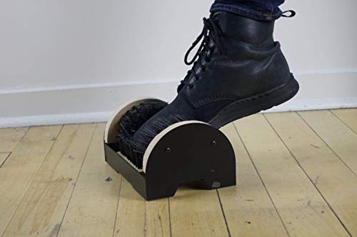 Bickmore Boot Scrubber, Mountable Shoe Brush & Scraper | Indoor & Outdoor Mount, Scrapes Dirt Off Work Footwear & Sneakers