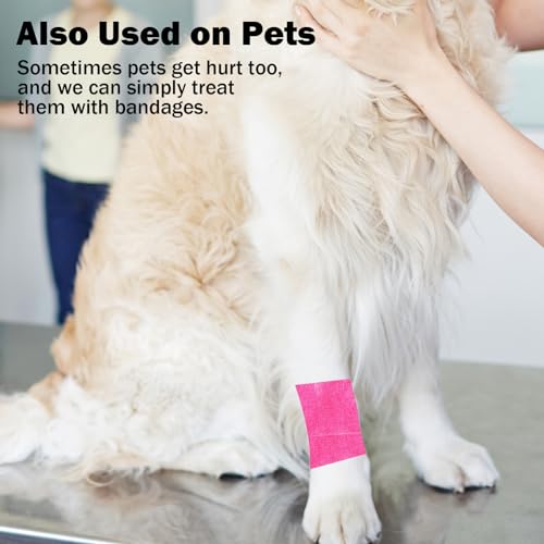 Bandages First Aid Tape Cohesive Bandage First Aid Bandages Cohesive Wrap Adhesive Bandage Self Adherent Cohesive Wrap Bandages Colorful Bandages (Mix6-B, 2-Inch) - color: Mix6-b, size: 2-Inch