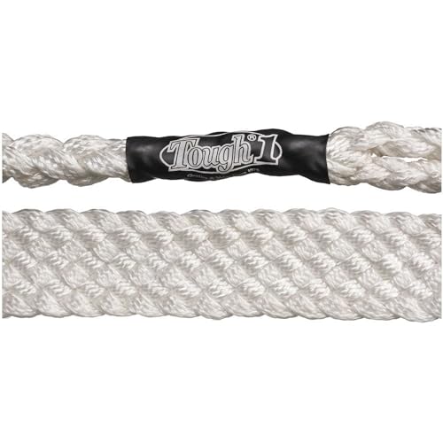 Tough 1 Muletape Halter with 10ft Lead Rope - color: White
