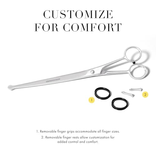 Tweezerman 9" Pet Grooming Shears-Safety Round Tips for Medium/Large Dogs - style: 9" Shears