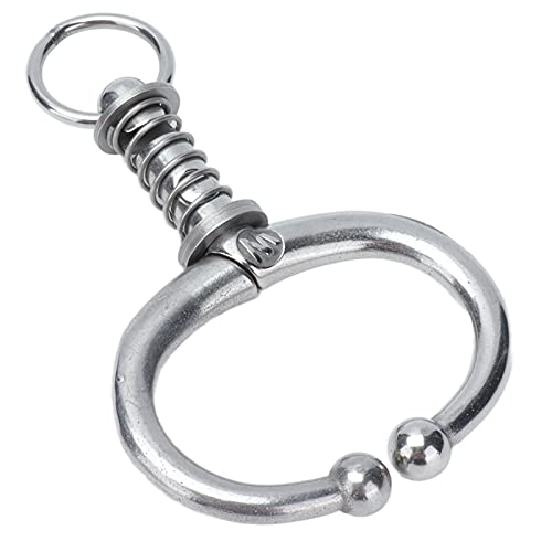 Cattle Nose Ring for Cows and Bulls Stainless Steel Spring Loaded Nose Clamp Compatible with Most Farm Breeds Safe and Lightweight