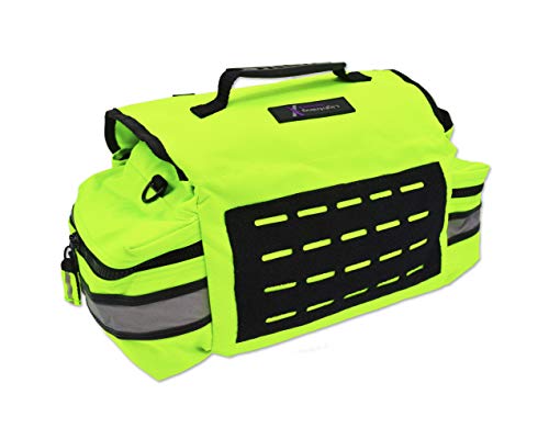 Lightning X Products Small EMT Medic First Responder Trauma EMS Jump Bag With Dividers - Fluorescent Yellow - color: Fluorescent Yellow