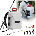 3Gal Battery Powered Garden Sprayer Compatible with Milwaukee 18V Battery | Lawn Backpack Pump Sprayer,Translucent Water Tank,Adjustable Pressure,for Spraying Plant,Watering,Weed, Cleaning(Tool Only) - color: Red