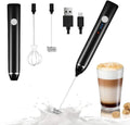Milk Frother Handheld,Dallfoll USB Rechargeable Electric Foam Wand Maker for Coffee, 3 Speeds Mini Milk Foamer Drink Mixer with 2 Whisks for Bulletproof Coffee Frappe Latte Cappuccino Hot Chocolate