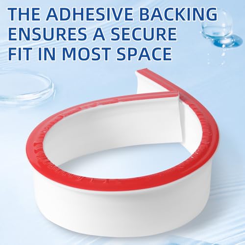 4'' High Shower Threshold Water Dam, 79" Long Collapsible Shower Water Splash Guard, Self-adhesive Shower Barrier - style: 79 inch