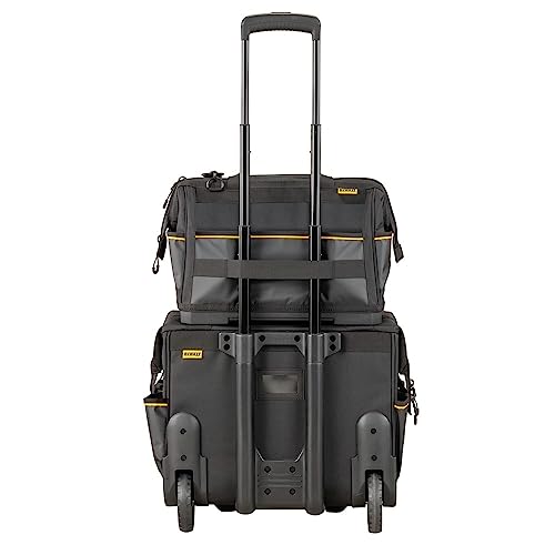 DEWALT Tool Bag, Water Resistant, Hard Bottom, 16-inch, Professional Tool Tote (DWST560103) - style: 16" Open Mouth Tool Bag