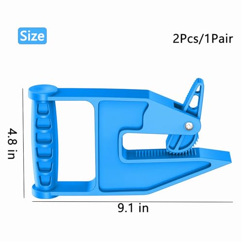 2Pcs/1Pair Horse Stall Mat Mover Tool, Mat Trailer Gripper for Thick Rubber Mat, Stall Carpert, Workbench Mat, Stock Tank Mat, Horse Supplies, Makes Moving Rubber Mats Easier