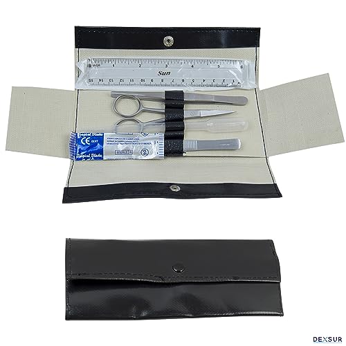 Dissection Kit for Biology Lab & Anatomy - Stainless Steel Scalpel Knife Set for Medical & Veterinary Students, KIT1-5 Pcs - style: KIT1 - 5 Pcs