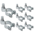 VIVIDA 1-5/8" Chain Link Fence Gate Hinge 8 PCS, Male Gate Post Hinge | Chain Link Fence Hardware, Galvanized Steel, For 1-5/8" OD Post, Bolts & Nuts Included - size: 1-5/8" (8 PCS)