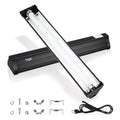 UVB Light for Reptiles Bearded Dragon, T8 UVB Reptile Light Fixture HO UVB Bulb Lighting Combo Kit 10.0 15W UVA UVB Reptile Light Bulb Terrarium Lamp Tube Bar for Snake Gecko Turtle Lizard, 18 Inch - size: T8-18Inch