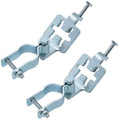 2-Pack T-Post Gate Hinge Kit, 1-5/8" Female Hinges and Hinge Pins, Galvanized Steel, 200° Swing for Chain Link/Metal Gates, Farm & Garden