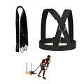 Sled Harness, Adjustable Speed Tire Pulling Belt for Working Out | Strength and Agility Training Equipment, Physical Training Rope Football Exercise Set for Outdoor Indoor Men and Women - size: 13.1FT