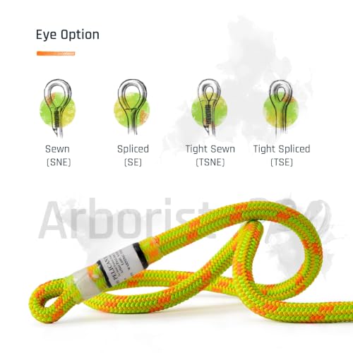 Pelican Rope 24-Strand 11.8 mm Arborist-Pro™ Rope – High Tensile Strength – Lightweight – Made in USA - color: Viper, size: 200 ft