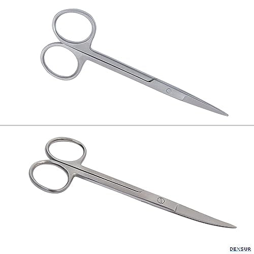 Stainless Steel Dissection Kit for Biology Lab & Anatomy - Scalpel Knife Set for Medical & Veterinary Students, KIT5-12 Pcs - style: KIT5 - 12 Pcs