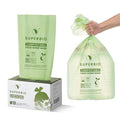 SUPERBIO 13 Gallon Compostable Kitchen Waste Bags, 50 Count, 1 Pack | Flat top Food Scrap bags, Certified by BPI and OK compost INDUSTRIAL, 49.2L, 0.87 Mil - color: 13 Gallon Flat Top, 50 Count