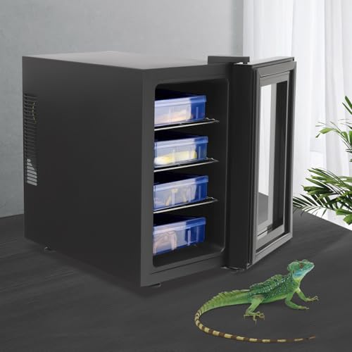 23L Cabinet Incubator, Reptile Egg Incubator with Constant Temperature 10-40°C, Cooling and Heating Incubator for Snakes Turtle Lizard Bearded Dragon Eggs